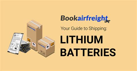 shipping lithium batteries internationally